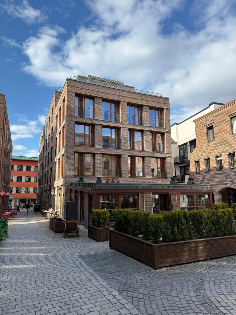 KØL restaurant bygning i moderne arkitektur
